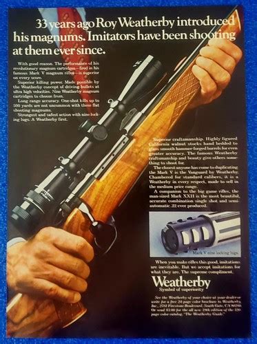 1987 Print Ad Chuck Yeager Weatherby Magnum Rifle Top Guns Test Pilot Man Ebay