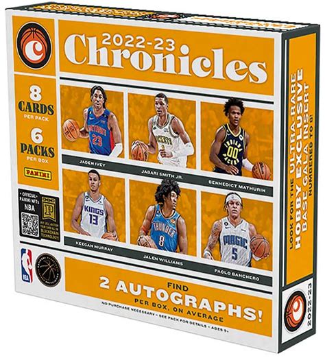 2022 23 Panini Chronicles Basketball Checklist Set Details Date