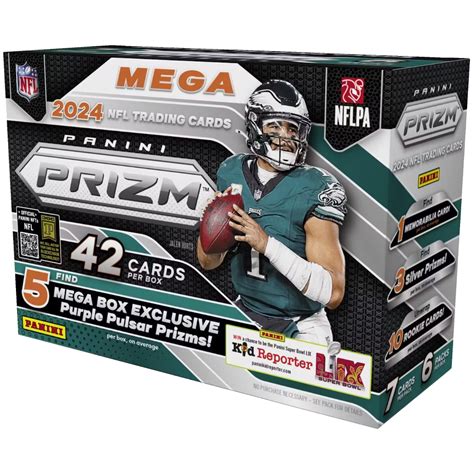 2024 Panini Prizm Football Hobby Mega Box Checklist