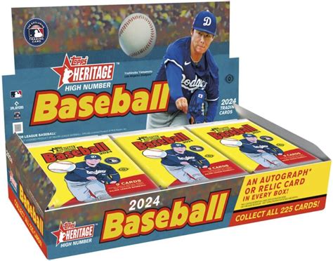 2024 Topps Heritage High Number Baseball Checklist Box Info