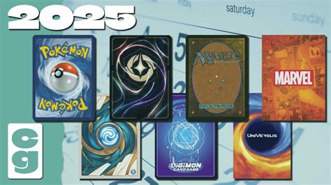 2025 Card Game Release Schedule Card Gamer