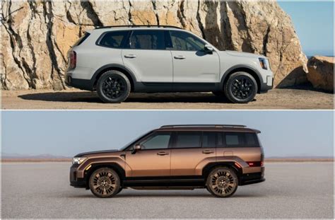 2025 Kia Telluride Vs 2025 Hyundai Santa Fe Head To Head U S News