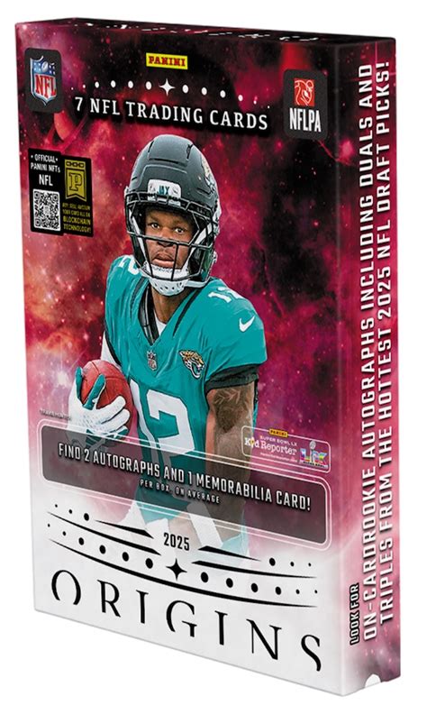 2025 Panini Origins Football Checklist Nfl Set Info Buy Boxes