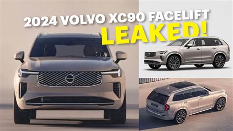 2025 Volvo Xc90 Facelift Leaked Ahead September 4 Debut R Volvoxc90