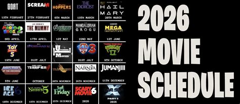 2026 Movie Release Schedule Your Guide To The Biggest Films Of The Year