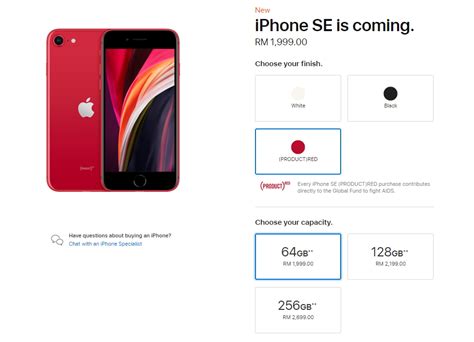 2Nd Generation Iphone Se Goes Official Price In Malaysia Starts From Rm 1 999 Lowyat Net