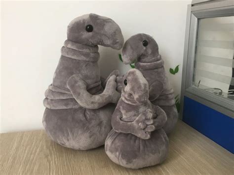 30Cm Waiting Plush Toy Zhdun Meme Tubby Gray Blob Zhdun Plush Doll Hom Usadino
