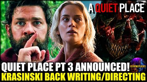 A Quiet Place Part Iii Announced John Krasinski Returns