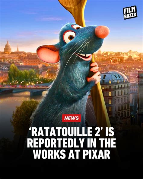 According To Insider Jeff Sneider Ratatouille 2 Is Reportedly In Early Works At Pixar The Studio Recently Announced Their Plans To Release One Sequel And One Original Film Every Year As Part