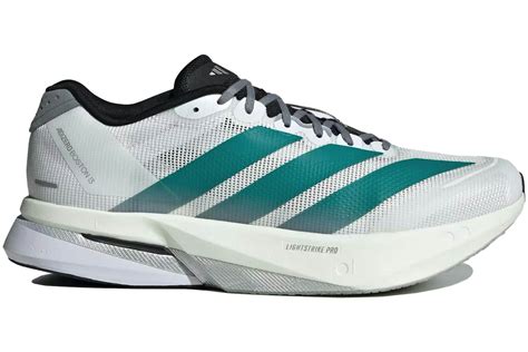 Adidas Adizero Boston 13 White Pure Teal Jr4791 Jp