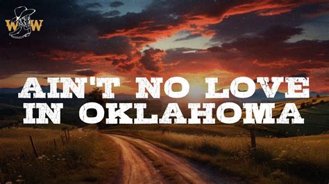 A quick guide to the ain’t no love in oklahoma release date reveal