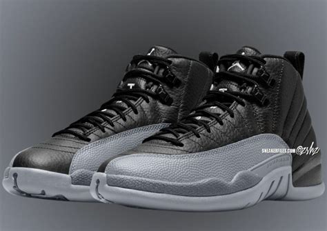 Air Jordan 12 Black Wolf Grey Ct8013 010 Sneakerfiles