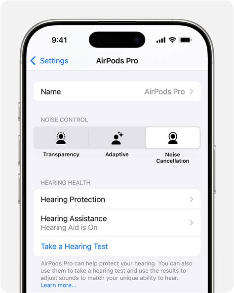 Airpods Pro 2 Hearing Health Apple