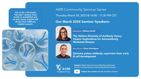 Airr Community Seminar Series The Antibody Society