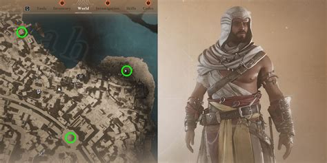 All Assassin S Creed Mirage Outfit Locations And Upgrade Schematics Videogamer