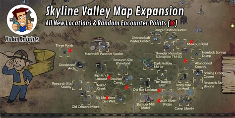 All New Fallout 76 Skyline Valley Map Locations