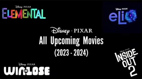 All Pixar Upcoming Animation Movies 2023 2024 Anifan Upcomings Youtube