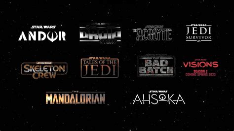 All Upcoming Star Wars Shows In Order Of Release