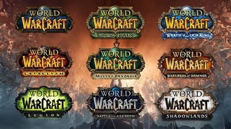 All Wow Expansions All Wow Expansions