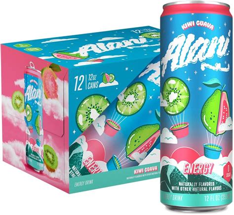 Amazon Com Alani Nu Kiwi Guava Sugar Free Low Calorie Energy Drinks 200Mg Caffeine Pre Workout Performance With Antioxidants Biotin B Vitamins Zero Sugar 10 Calories