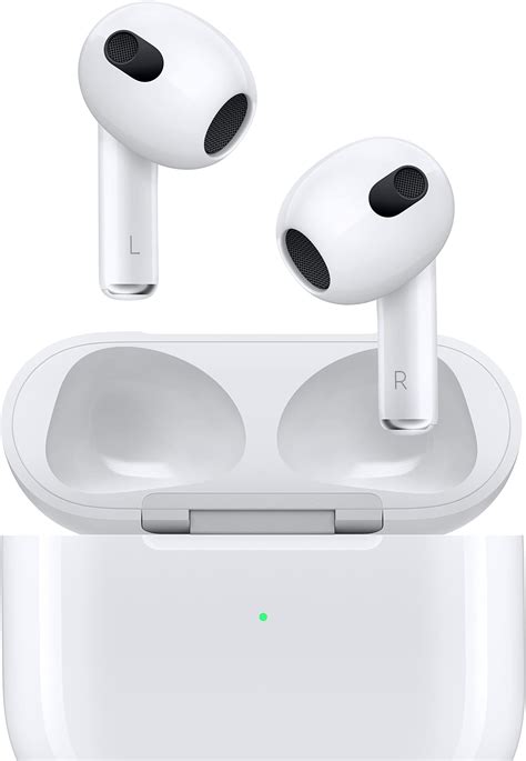 Amazon Com Apple Airpods 3Rd Generation Wireless Ear Buds Bluetooth Headphones Personalized Spatial Audio Sweat And Water Resistant Lightning Charging Case Included Up To 30 Hours Of Battery Life Electronics