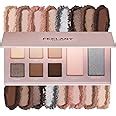 Amazon Com Feelany Professional Makeup Long Lasting Waterproof Eyeshadow Palette 11 Ultra Pigmented Shimmer Matte Shades And Naked Brown Warm Neutral Makeup Palette With Mirror Blendable Multi Purpose Beauty
