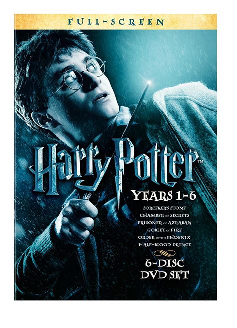 Amazon Com Harry Potter Years 1 6 Gift Set Full Screen Edition Dvd Daniel Radcliffe Rupert Grint Emma Watson Movies Tv