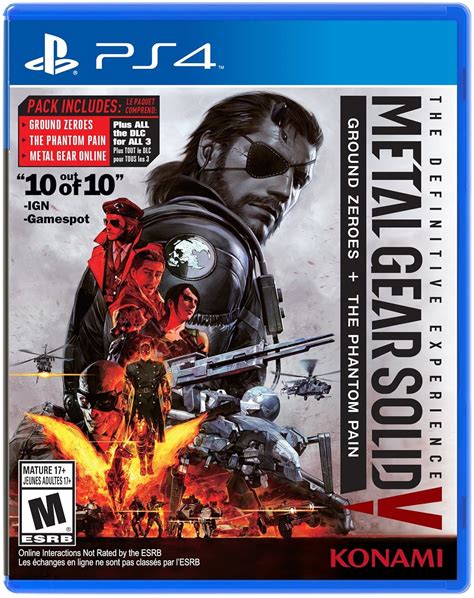 Amazon Com Metal Gear Solid V The Definitive Experience Playstation 4 Standard Edition Konami Of America Everything Else