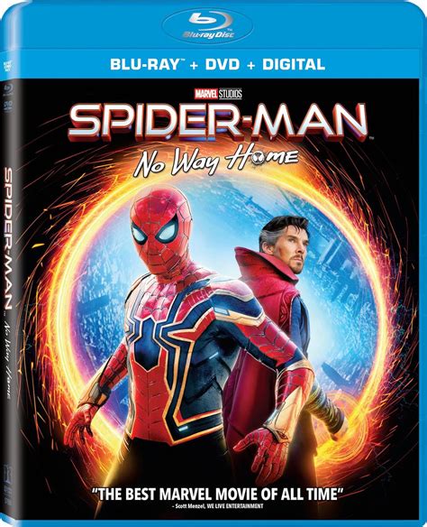 Amazon Com Spider Man No Way Home Blu Ray Dvd Digital Tom Holland Zendaya Benedict Cumberbatch Jacob Batalon Jon Favreau Jamie Foxx Willem Dafoe Alfred Molina Benedict Wong Tony Revolori Marisa