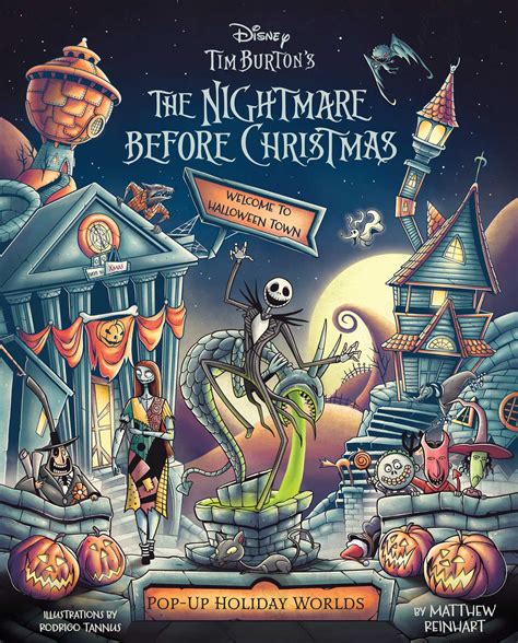 Amazon Com The Nightmare Before Christmas Pop Up Holiday Worlds 9798886634037 Tannus Rodrigo Reinhart Matthew Books