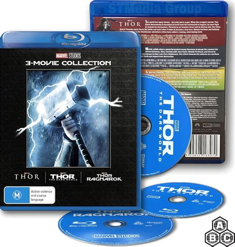 Amazon Com Thor 3 Movie Collection Thor Thor The Dark World Thor Ragnarok Blu Ray Region Free Movies Tv