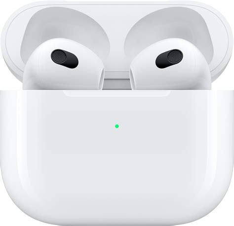 Apple Airpods 3Rd Generation With Lightning Charging Case White Mpny3ll A Mpny3am A Best Buy