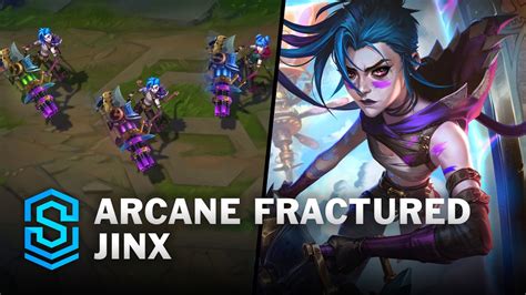 Arcane Fractured Jinx Skin Spotlight Pre Release Pbe Preview League Of Legends Youtube