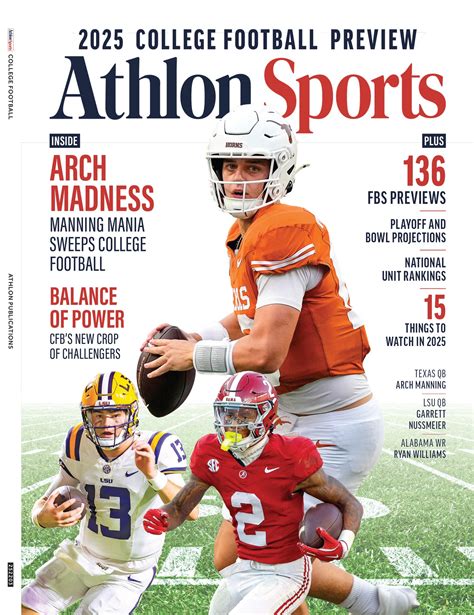 Upcoming Insights: Athlon College Football Magazine 2025 Release Date Revealed
