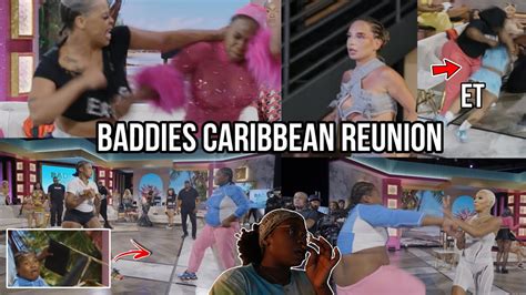 Baddies Caribbean Reunion Trailer Drops Meatball Throws Chair At Tinkabella Rollie Vs Et