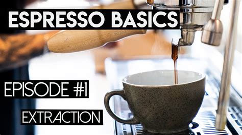 Beginner S Guide To Espresso Episode 1 Extraction Youtube