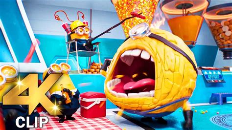 Birth Of Mega Minions Scene Despicable Me 4 2024 Movie Clip 4K