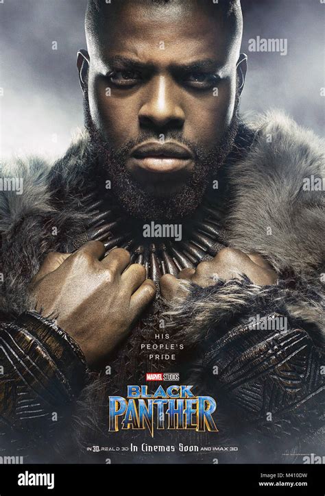 Black Panther Us Character Poster Winston Duke 2018 Marvel Walt Disney Studios Motion
