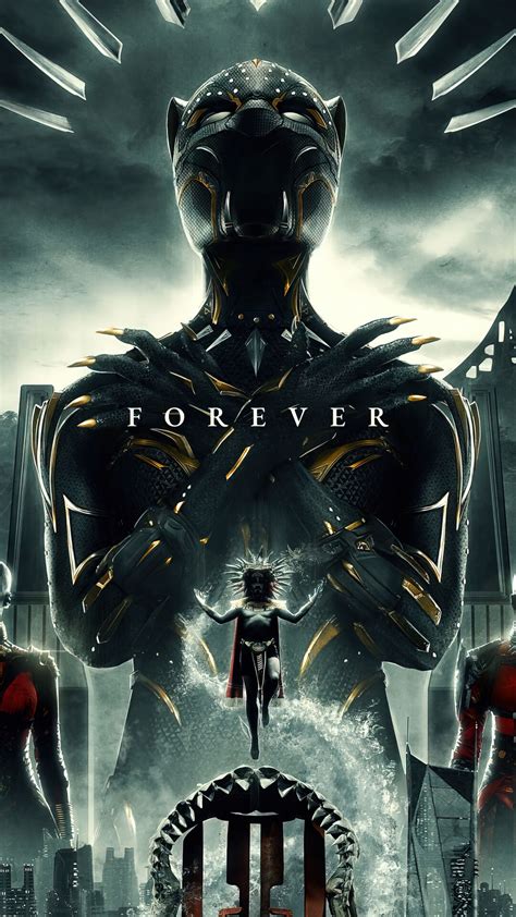 Black Panther Wakanda Forever Movie Black Panther 2 2022 Marvel Poster Hd Phone Wallpaper
