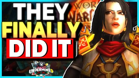 Blizzard Finally Fixed What Everyone Hated About The War Within