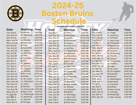 Boston Bruins 2024 25 Schedule Announced Stanley Cup Of Chowder