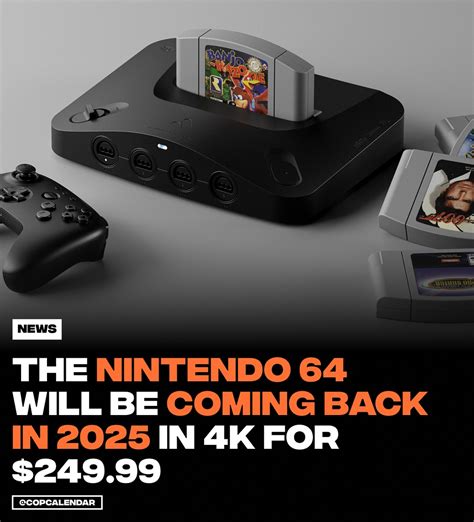 Bro I Need One As Soon As Possible The Nintendo 64 Is Returning Retailing For 249 99 Analogue Is Releasing The High Quality Version Of The N64 This Console Will Allow You To