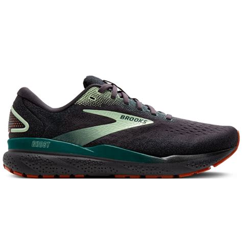 Brooks Men S Ghost 16 Blackened Pearl June Bug Green Brooks Men S Ghost 16 Blackened Pearl June Bug Green