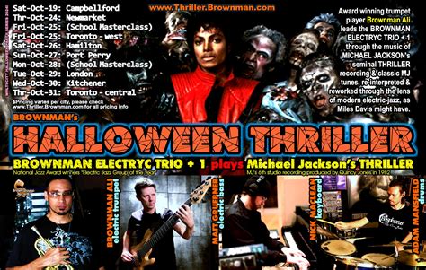 Brownman S Halloween Thriller 2024 The Music Of Michael Jackson Through The Lens Of Electric Jazz