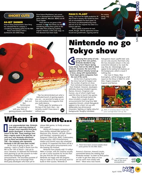 Buck Bumble Nintendo 64 Preview From N64 Magazine Uk Issue 14 April 1998 R Retrogamingmagazines