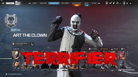 Call Of Duty Adds Terrifier Amp 39 S Art The Clown