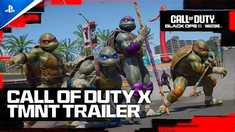 Call Of Duty Black Ops 6 Amp Warzone Tmnt Trailer Ps5 Amp Ps4 Games