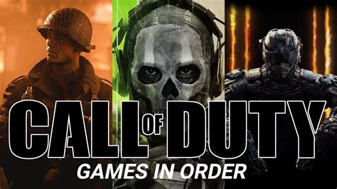 Tracing the Origins and Evolution of Call of Duty Games Release Date