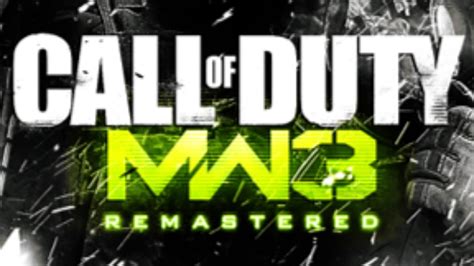 Call Of Duty Modern Warfare 3 Remastered Cod Mw3 Remastered Leak Rumour Youtube