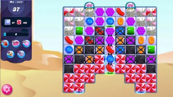 Candy Crush Saga Level 7475